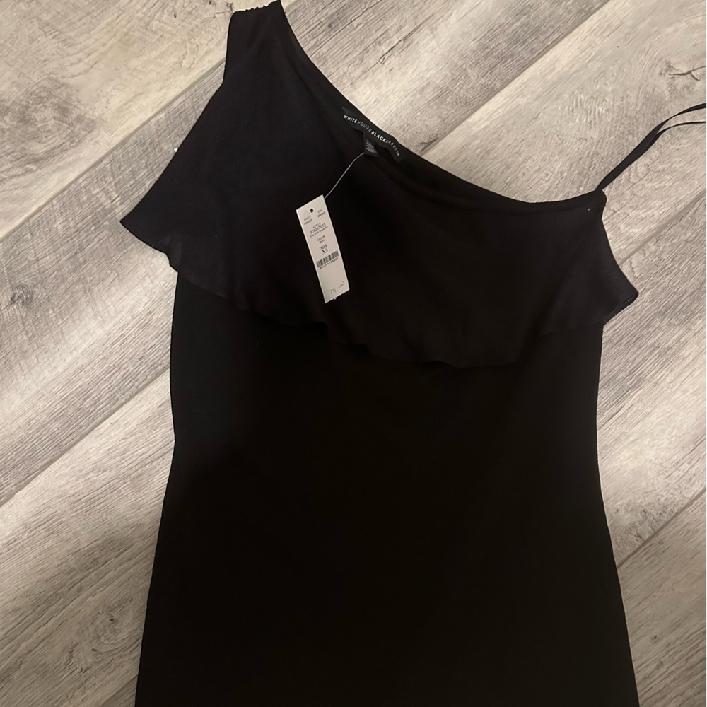 White House Black Market one shoulder top. NWT